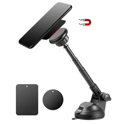 Telescopic Magnetic Car Dashboard Windshield Phone Holder Mount Stand GPS Cradle • $10.99