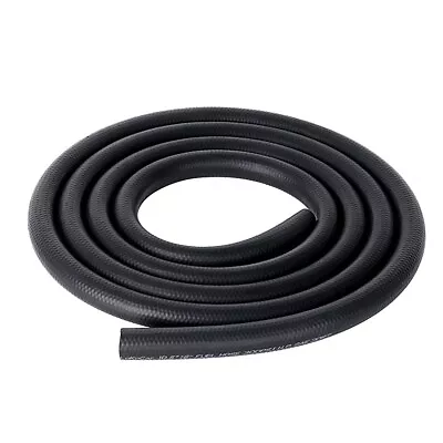 LokoCar 5/16 Inch Rubber Fuel Hose Line Push Lock NBR 10FT SAE 30R7 300PSI Black • $22.99