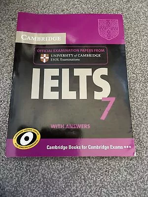 Cambridge IELTS 7 Self-study Pack • £5