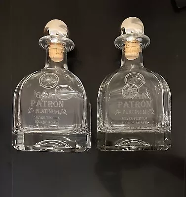 Gran Patrón Platinum Silver Tequila Handmade Crystal Bottle 750 Ml (2 Available) • $20