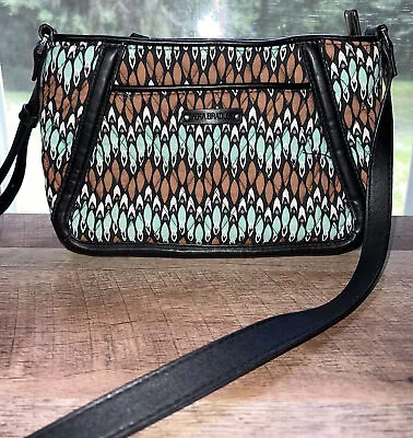 Vera Bradley Trimmed Trapeze Crossbody Sierra Stream Purse • $20