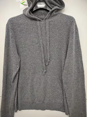 Zadig Voltaire Sweater Mens M Clay MWC Hoodie Pullover Elbow Patch Wool Cashmere • $75