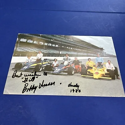 Bobby Unser Indy 500 Signed 8 X 10 Photo Indianapolis 1980 6 1/4'x9 1/2  • $22.49