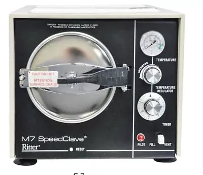 Midmark RITTER  M7 Speedclave Steam Sterilizer With Trays. Used 4x. • $1299