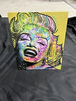 Epic Graffiti 'Golden Marilyn' By Dean Russo Giclee Canvas Wall Art 10”x12”* • $24.95