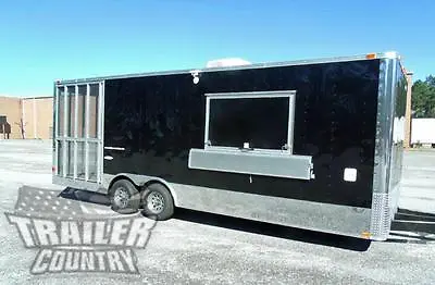 NEW 8.5 X 24 Enclosed Food Vending Mobile Kitchen Concession Catering Trailer • $31195