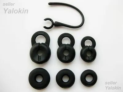 7 Pcs Replacement Kit Jawbone ERA Smokescreen Ear-Hook Loop Eartips Earbuds Gel • £30.83
