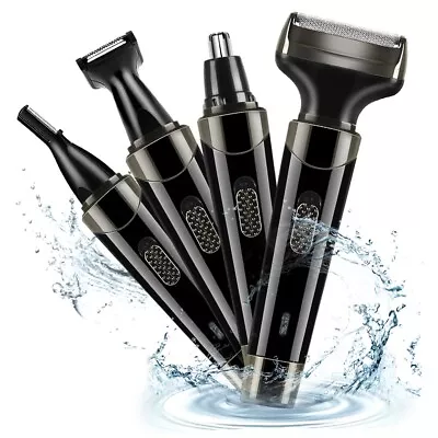 4 In 1 Rechargeable Razor Waterproof Painless Epilator Nose Hair Removal Remover • $10.99