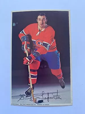 1971-72Montreal Canadiens Team Issue Photo/Postcard - Guy Lapointe • $3.67