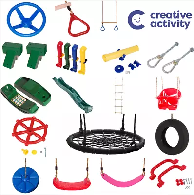 £13.49 • Buy Climbing Frame Accessories Slides Swings Seats Handles Wheels Construction Parts