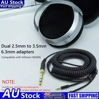 Headphone Spring Cable For Hifiman HE400S/HE-400I/HE560/AudioQuest NightHawk Kit • $20.86