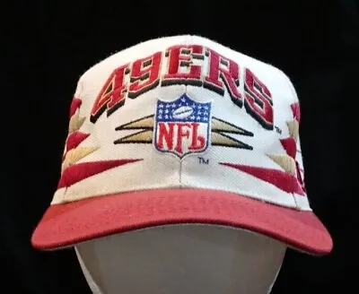 VINTAGE San Francisco 49ers Hat Cap Snapback LOGO Athletic Diamond Cut Pro Line • $96