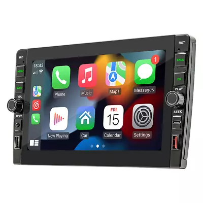 9in Double 2DIN Android 12 Car Stereo Radio Player Bluetooth WIFI GPS Navi FM • $107