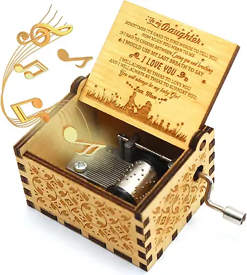 $19.44 • Buy Wooden Music Box- You Are My Sunshine Music Box, From Mom To Daughter,