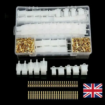 580Pcs Motorcycle Car Electrical Wire Connectors Terminals 2.8mm 2/3/4/6/9 Pin • £12.45