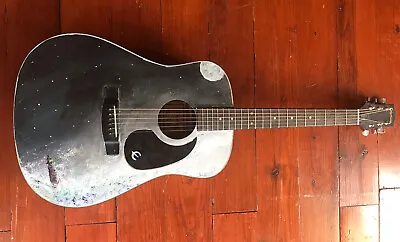 Custom Painted Acoustic Epiphone PR300 Guitar • $700
