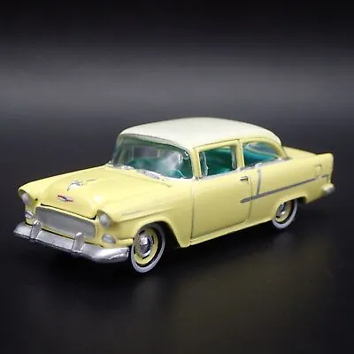 1955 55 Chevy Chevrolet Bel Air 210 Rare 1:64 Scale Diorama Diecast Model Car • $11.99