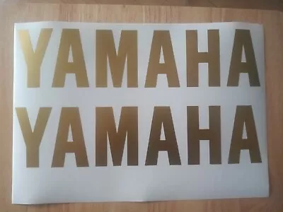 YAMAHA Bellypan Replica  Stickers 2x Gloss Gold Vinyl YZF R1 FZR1000R Fazer TZR • £5.99