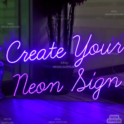 $20 • Buy Custom Neon LED Light Sign Beer Bar Home Wall Decor Bedroom Art Lamp Logo Signs