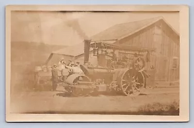 J96/ Near Arcade New York RPPC Postcard C1910 Steam Tractor Engine  252 • $36.80