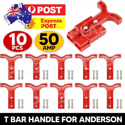 10PCS Red T Bar Handle For Anderson Style Plug Connectors Tool 50AMP 12-24V • $7.35