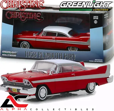 Greenlight 86529 1:43 1958 Plymouth Fury 1983 Christine Movie Car • $26.95