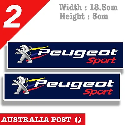 PEUGEOT Sport JDM Turbo Ralli Truck Ute Car 4x4  Vinyl Sticker • $7