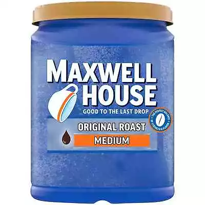 MAXWELL HOUSE 48 Oz MEDIUM ROAST FRESH GROUND COFFEE MAKES 325 CUPS • $16.79
