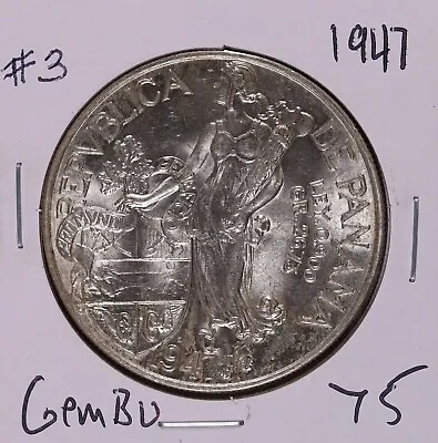 1947 Panama Silver VN Balboa #3 • $75