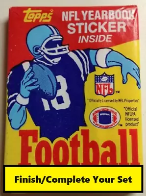 1985 Topps Football Finish/Complete Your Set 201-396 • $0.99