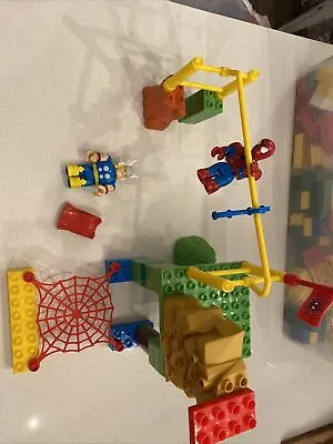 Mega Bloks #1904 Spider Man And Friends Training Camp Near Complete Set Thor • $10.99