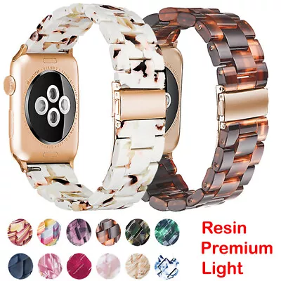 $19.80 • Buy For Apple Watch IWatch Sports Band Strap Resin 8 7 6 5 4 SE 38/40/41/42/44/45/49