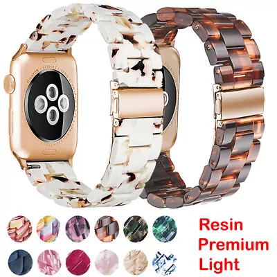 For Apple Watch IWatch Sports Band Strap Resin 8 7 6 5 4 SE 38/40/41/42/44/45/49 • $19.80