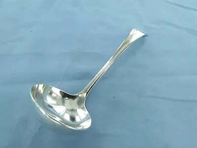 An Antique Sterling Silver  Old English Sauce Ladle Birmingham 1920. • £38