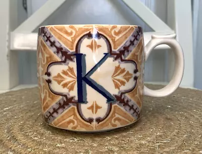 Anthropologie “K” Mezze Monogrammed Mug Ceramic • $13.99