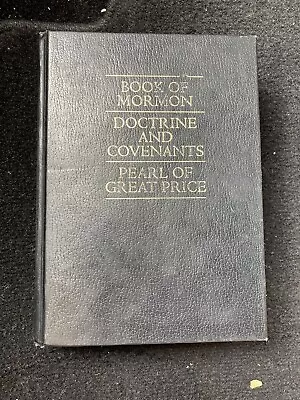 LDS Triple Combination Of The Scriptures Hardcover Book Of Mormon D&C POGP • $13