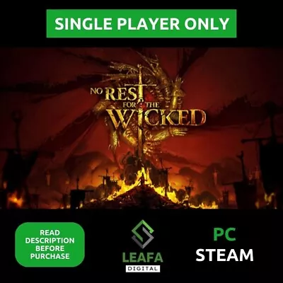 No Rest For The Wicked | PC STEAM | Single Player ONLY • $7.99