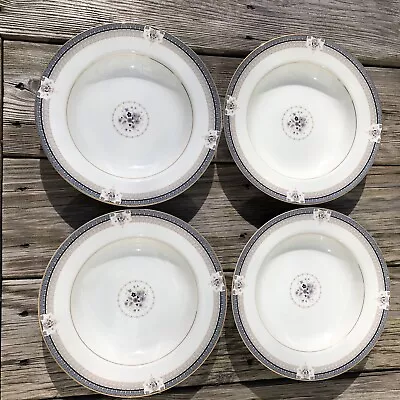 4 - MIKASA L5504 Grande Ivory TROPEZ Soup Plates / Bone China Bowl Japan • $20.99