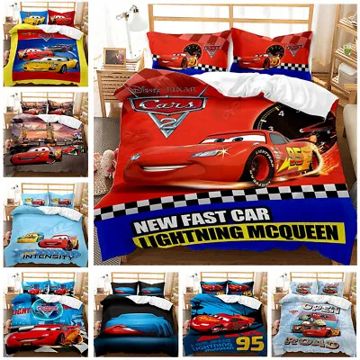 Cars Lightning McQueen Collection Single/Double/Queen/King Bed Quilt Cover Set#2 • $54.14