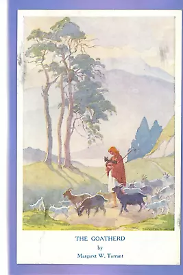 £0.99 • Buy Old Vintage Postcard Artist Signed Margaret Tarrant The Goatherd Animals