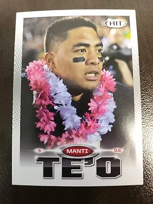 2013 Sage Hit Manti Te'o RC Card #5 • $1.99