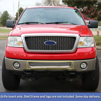 Fits 2006-2008 Ford F-150 Lower Bumper Chrome Billet Grille Grill Insert 2007 08 • $49.89