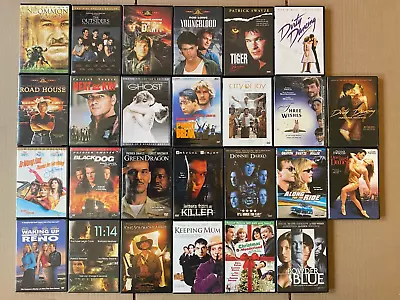 PATRICK SWAYZE DVD Collection-26 Movies! Tom Cruise Keanu Reeves Charlie Sheen • $185