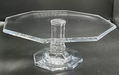 Tiffany & Co Windham Glass Pedestal Cake Stand • $160