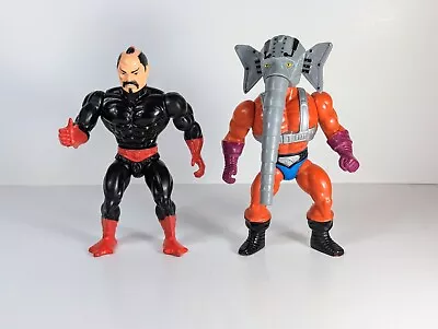 Ninjor & Snout He-Man MOTU 1987 & 1985 Mattel Vintage Action Figure • $21.87