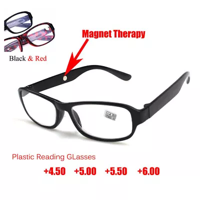 Reading Glasses +4.50 ~+10.00 Highly Strength Quality Reader Magnet Therapy • $6.59