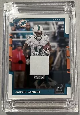 Jarvis Landry 2022 Jersey Fusion Miami Dolphins Game Used Swatch • $16