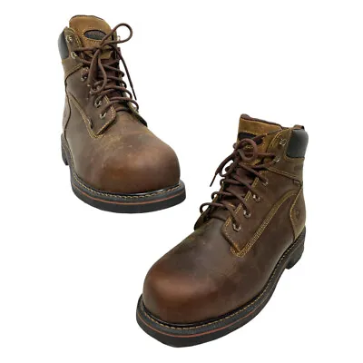 Wolverine Men's 13 Wide Brown Leather Waterproof Electrical Steel Toe W10080 EH • $124.99