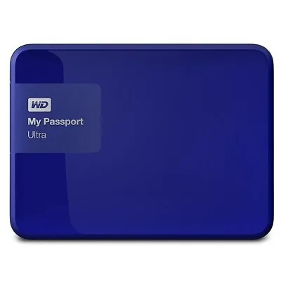 WD My Passport Blue Ultra WDBBKD0030BBL Portable External Hard Drive 3TB USB 3.0 • £125.95