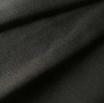 £11.99 • Buy Black Ponti Roma Jersey Fabric - Thick Double Knit 280gsm Stretch Dress Material